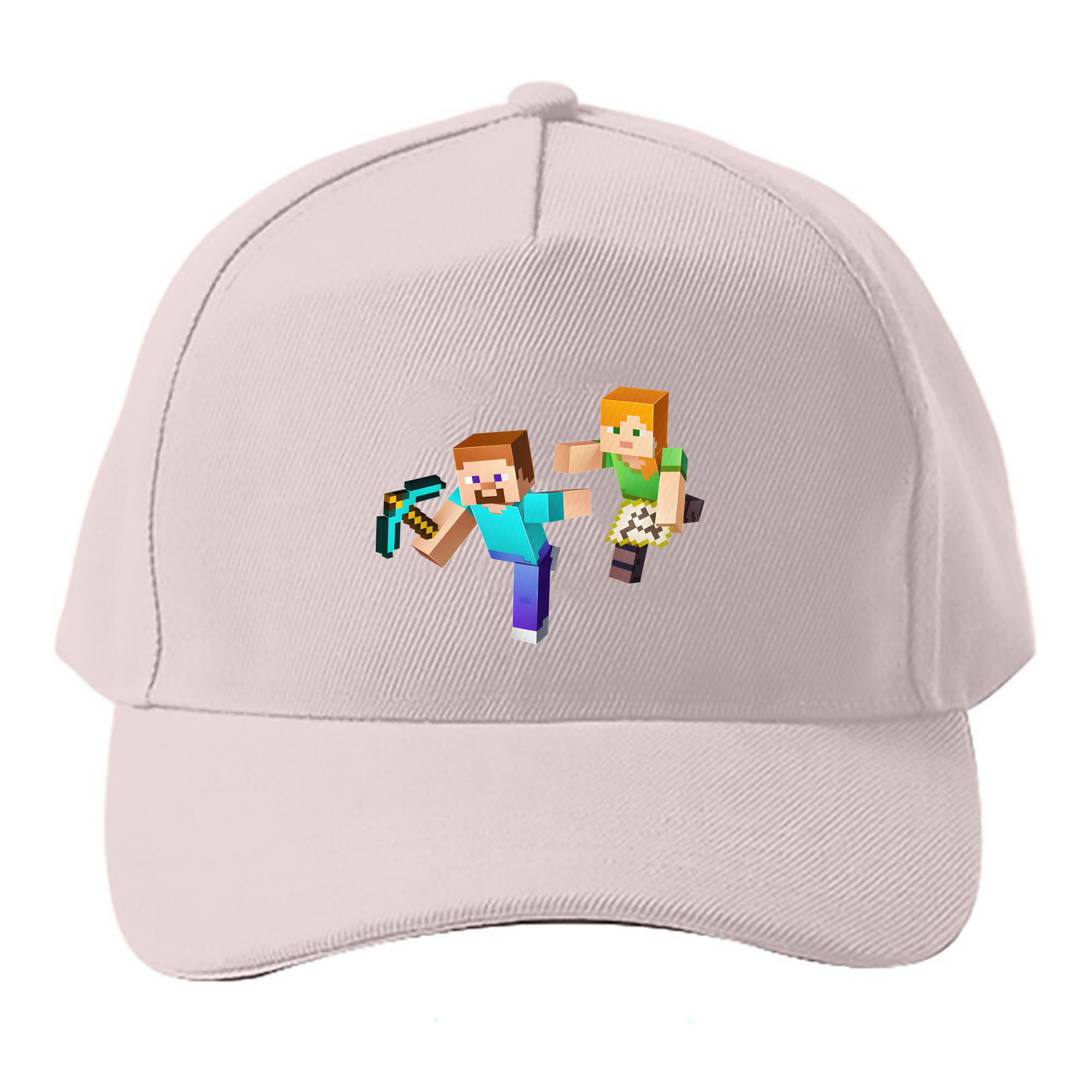 （画像用） マインクラフト ブロックの世界 Minecraft MC Block world ベースボールキャップ 綿100％ 男女兼用 帽子 スポーツ